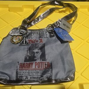 Hot Topic Harry Potter Gray and Silver Shoulder Bag